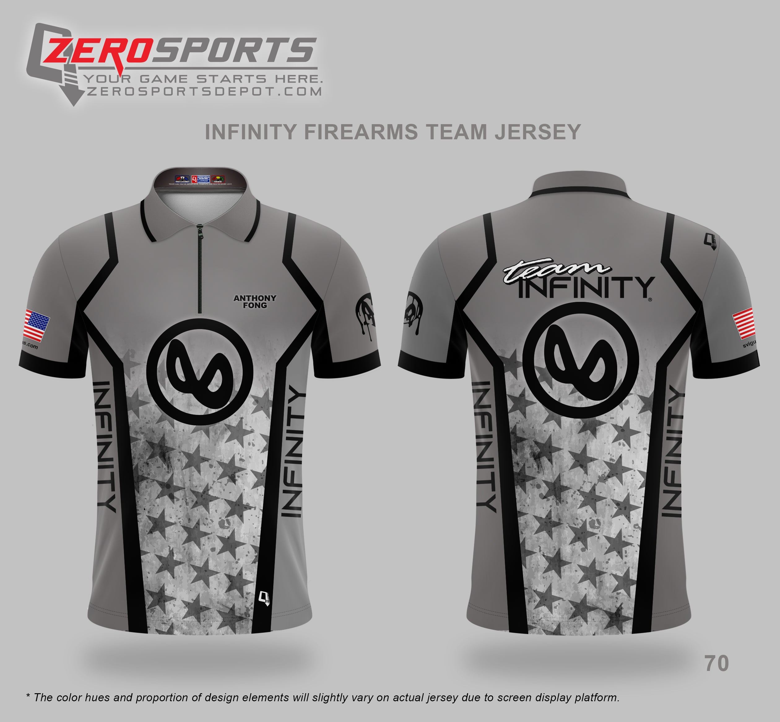 2024 Team Infinity Custom Jersey (Custom Names will ONLY be printed on the chest)