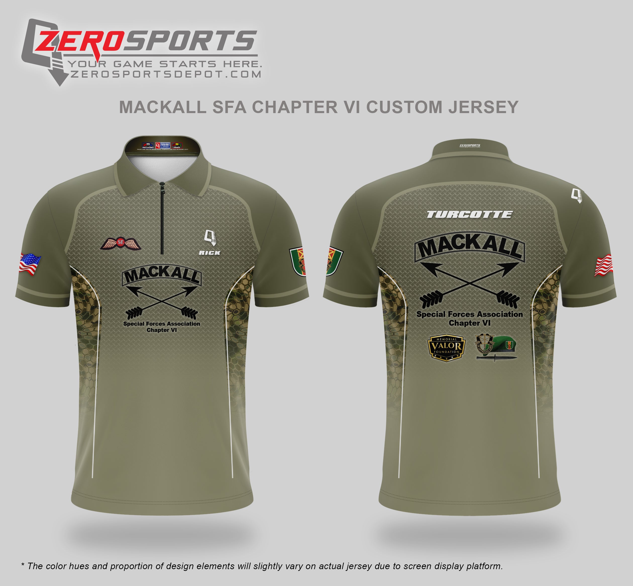 Mackall SFA Chapter VI Custom Jersey