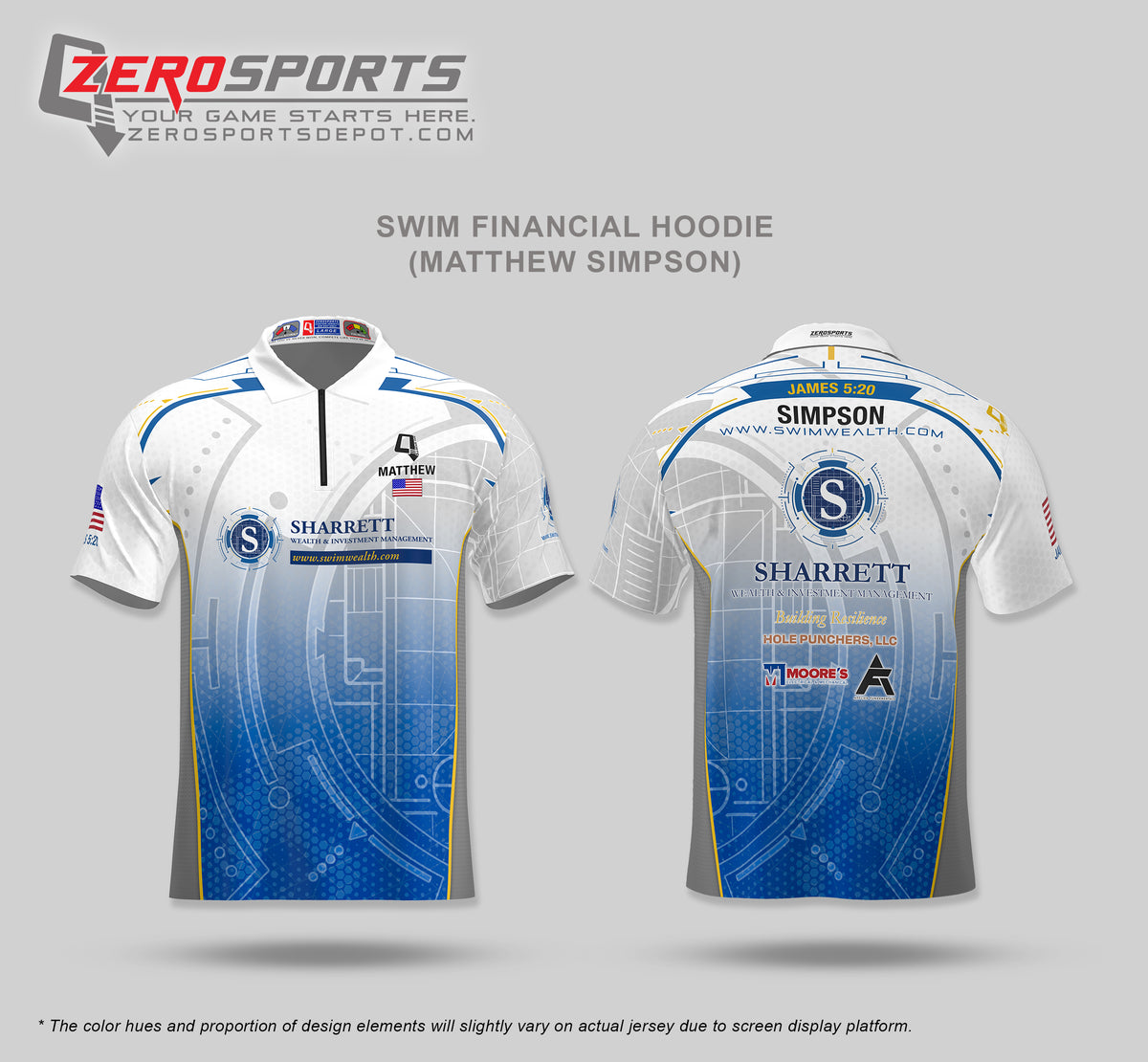SWIM Financial / Hole Punchers Team Jersey (September 2026)