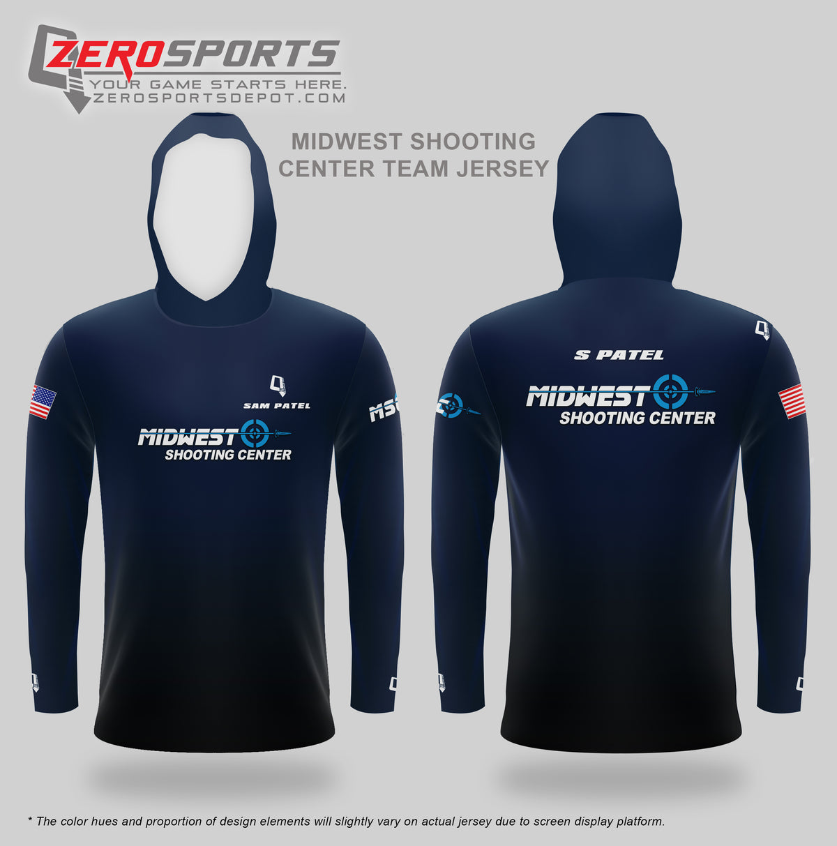 S. Patel - Midwest Shooting Center Custom Team Jersey (Apex Cut)