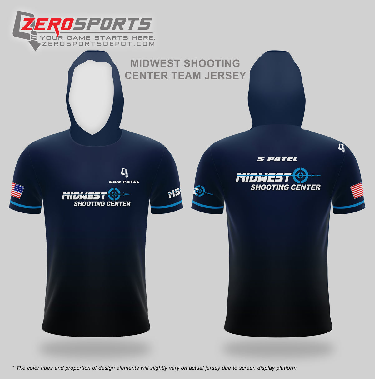 S. Patel - Midwest Shooting Center Custom Team Jersey (Apex Cut)