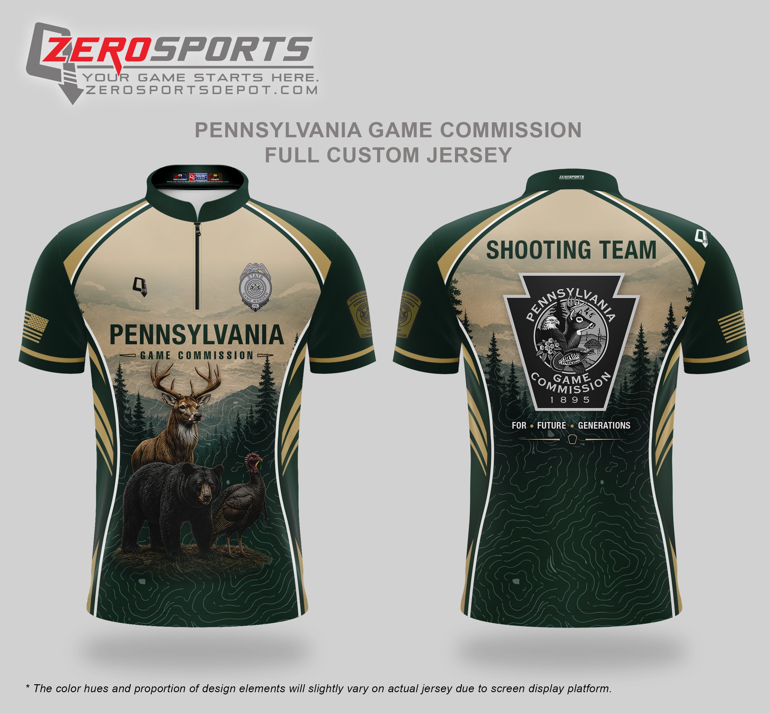 Pennsylvania Game Commission Custom Jersey