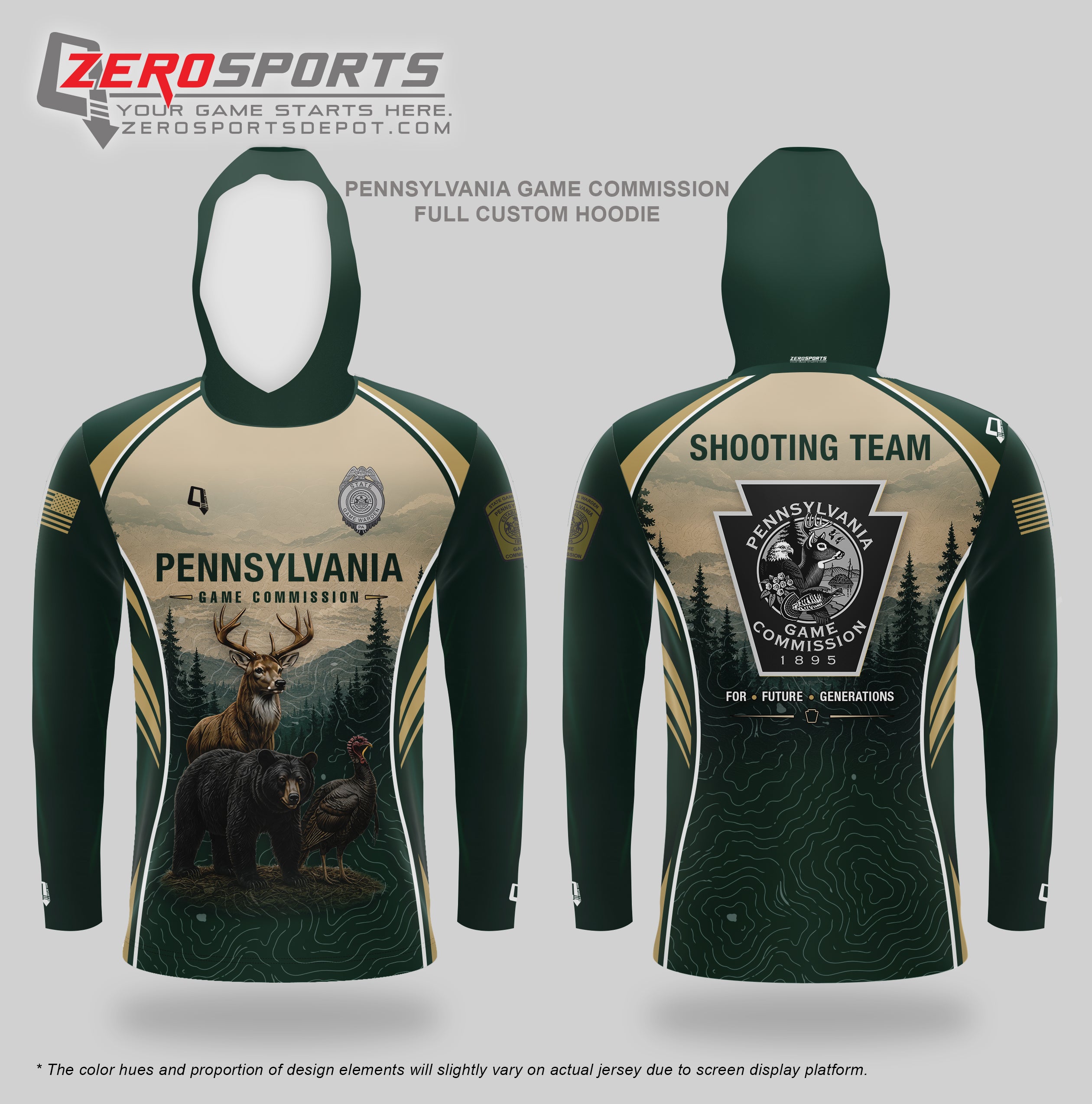 2026 Pennsylvania Game Commission Shooting Team Jersey Project Bundle (10pcs)