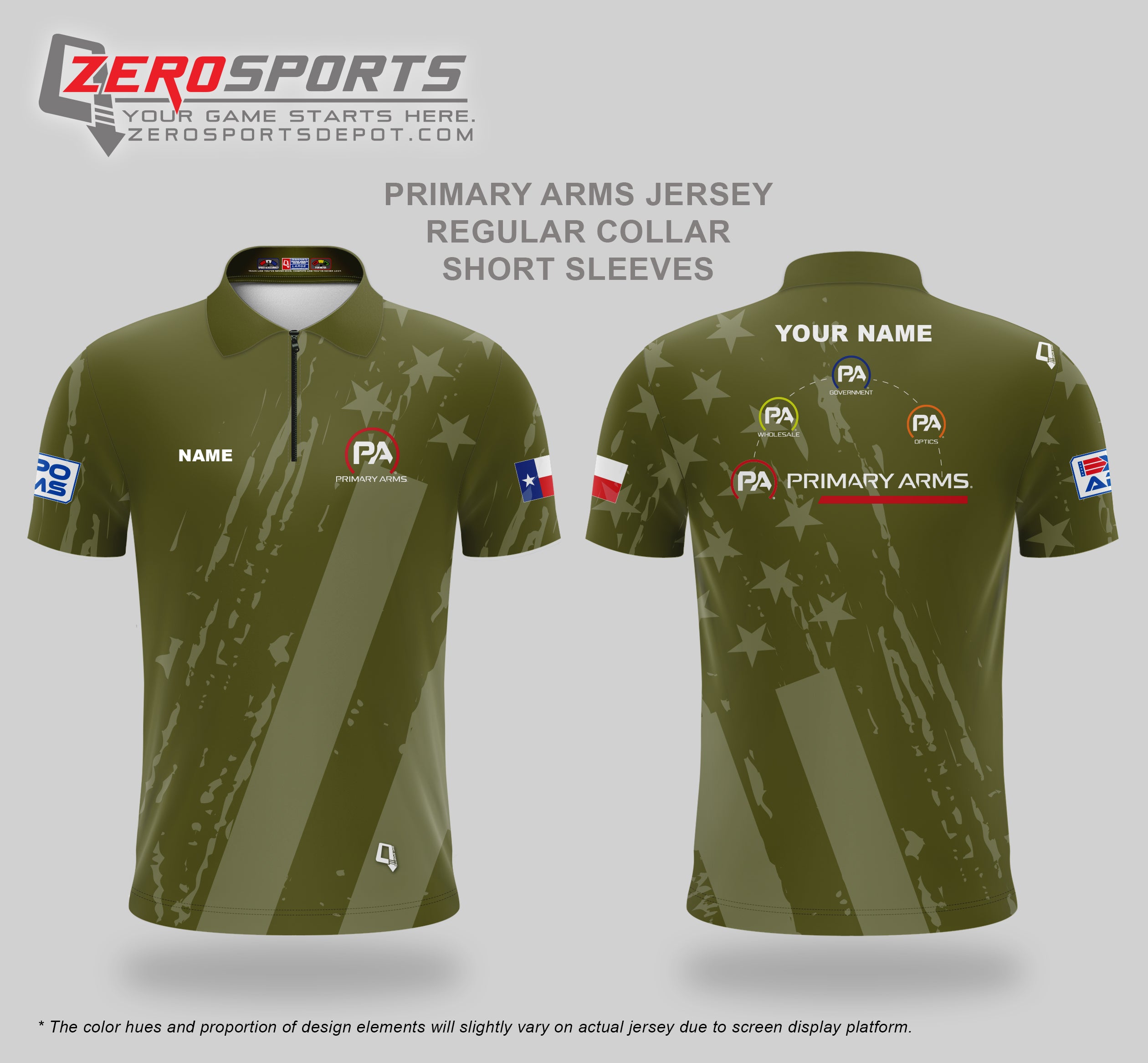 Primary Arms Team Jersey (OD Green)