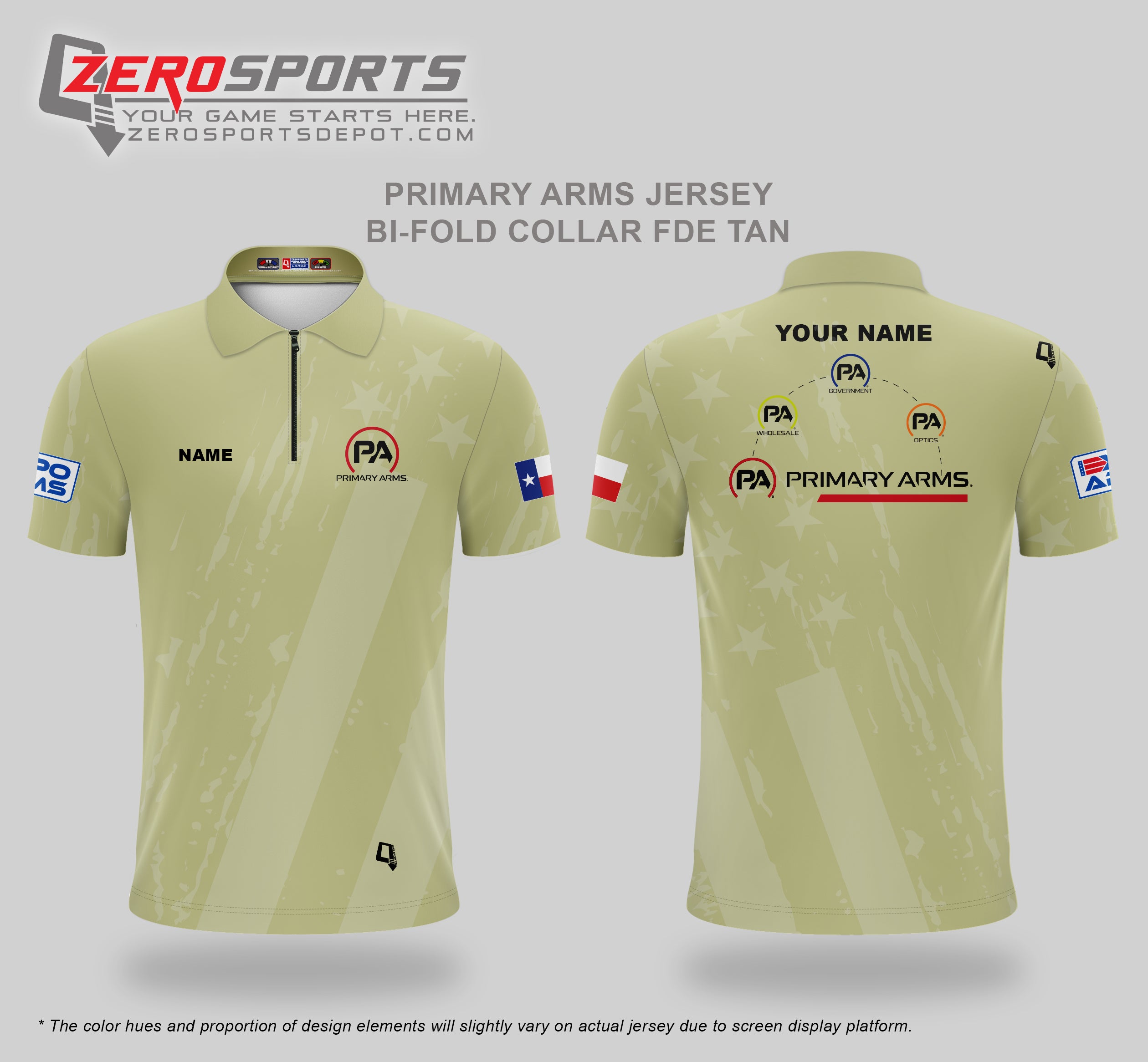 Primary Arms Team Jersey (FDE/Tan)