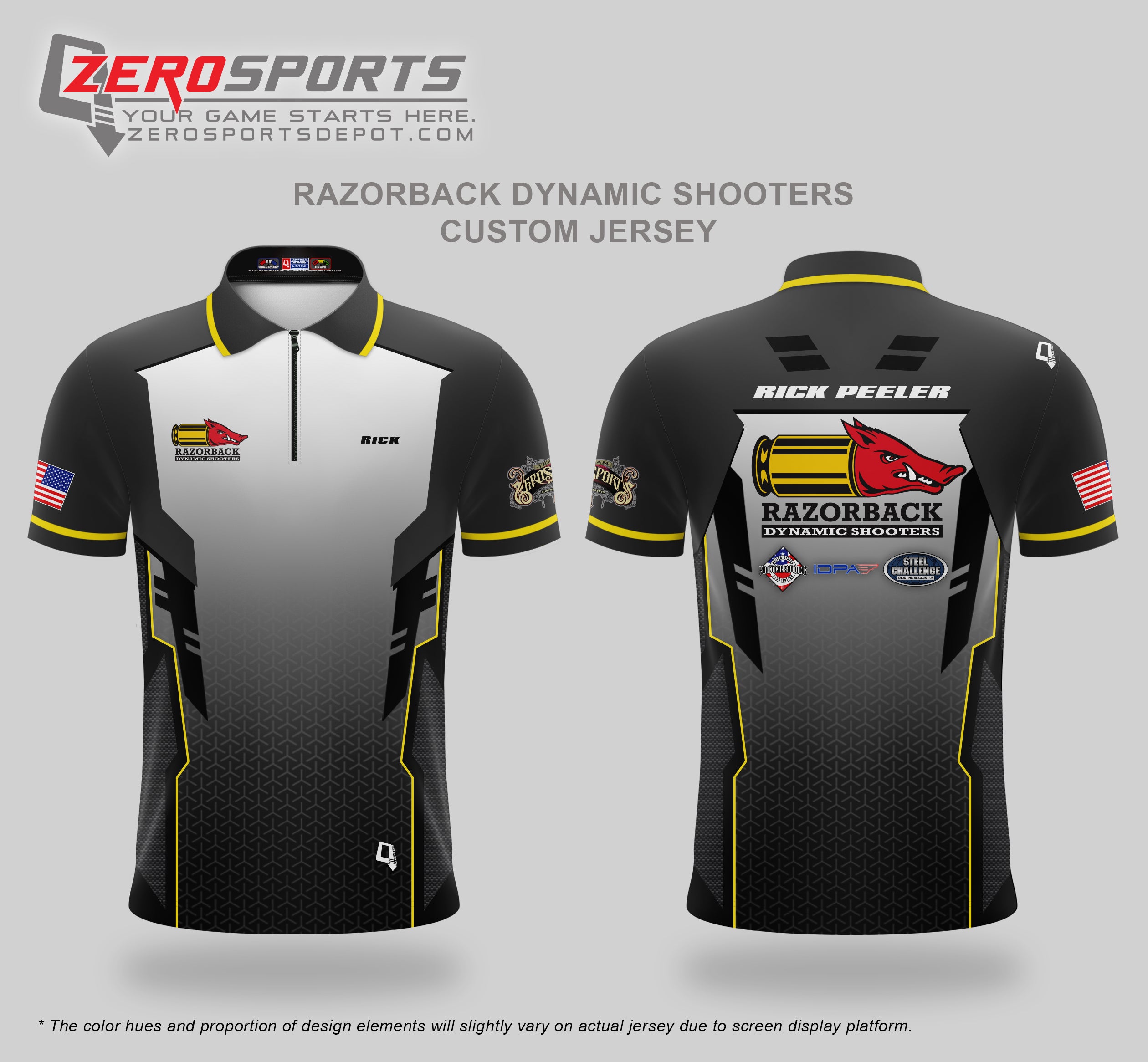 Razorback Dynamic Shooters Custom Jersey