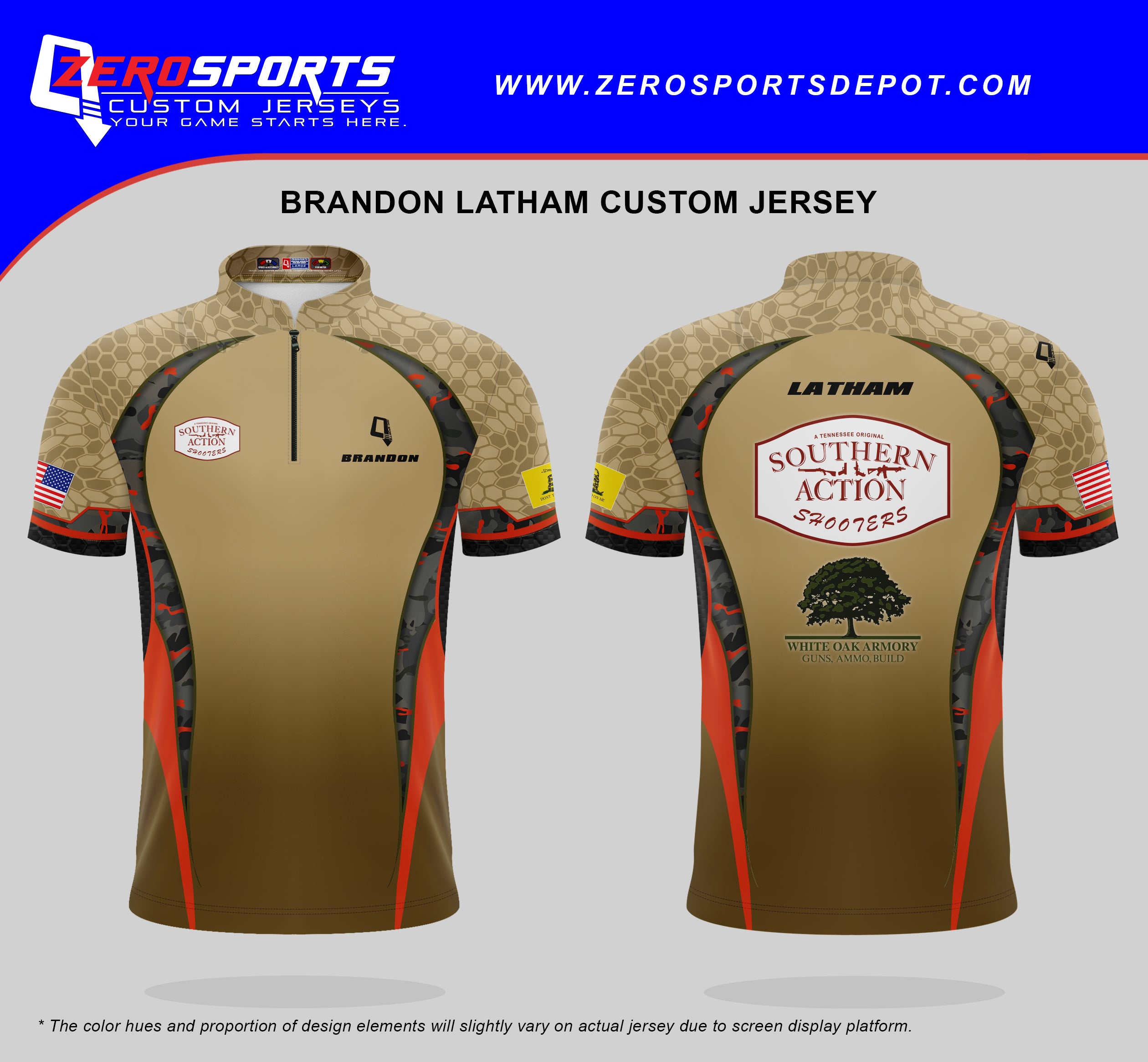 Southern Action Shooters Team Jersey