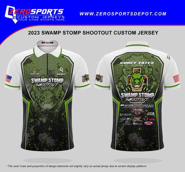 2023 Swamp Stomp Shootout Match Jersey **All orders after 10/28/2023 will be shipped directly to your address after the match.