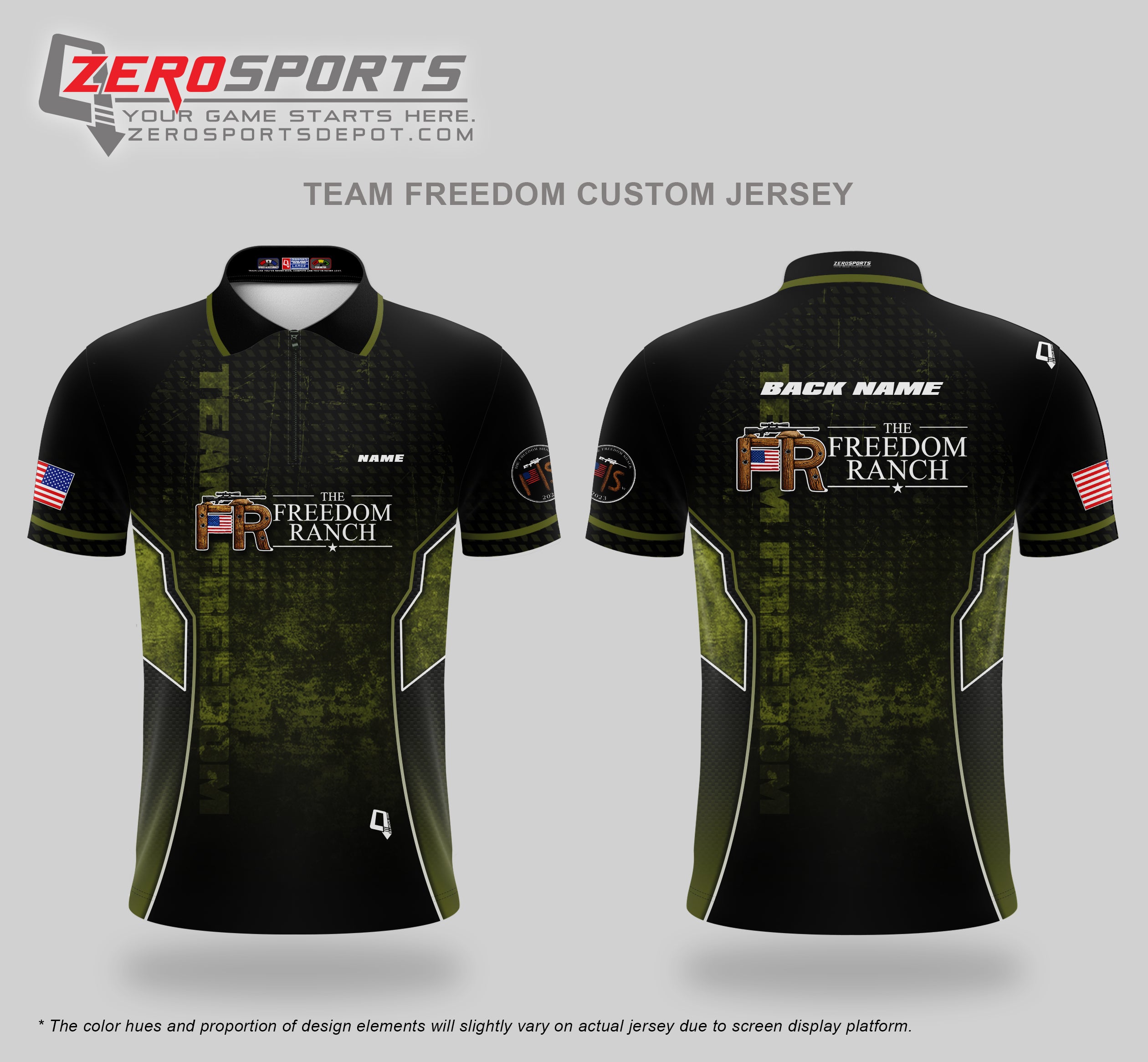 Team Freedom Custom Jersey (Hex-Dri)