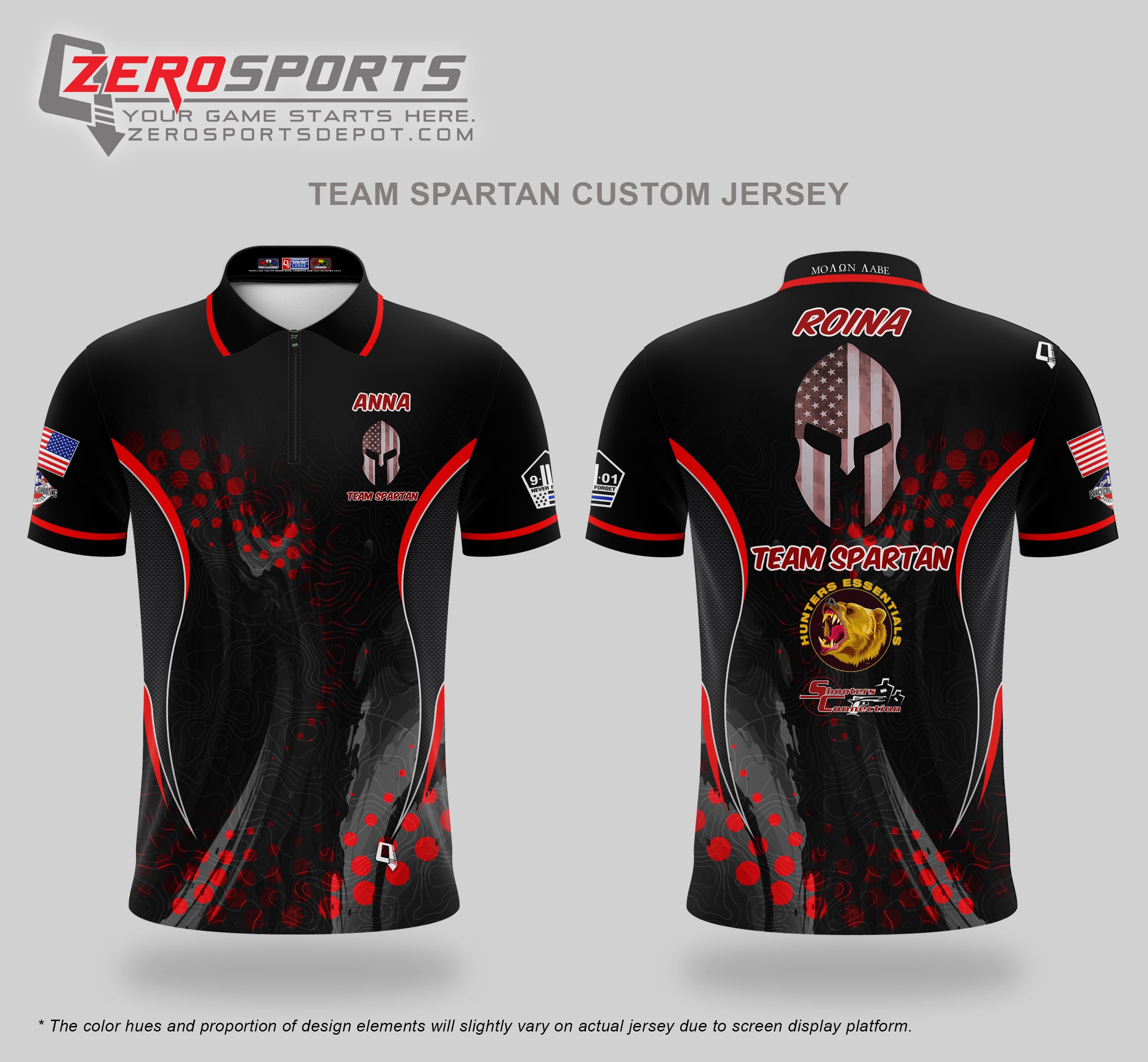 2024 Team Spartan Custom Jersey