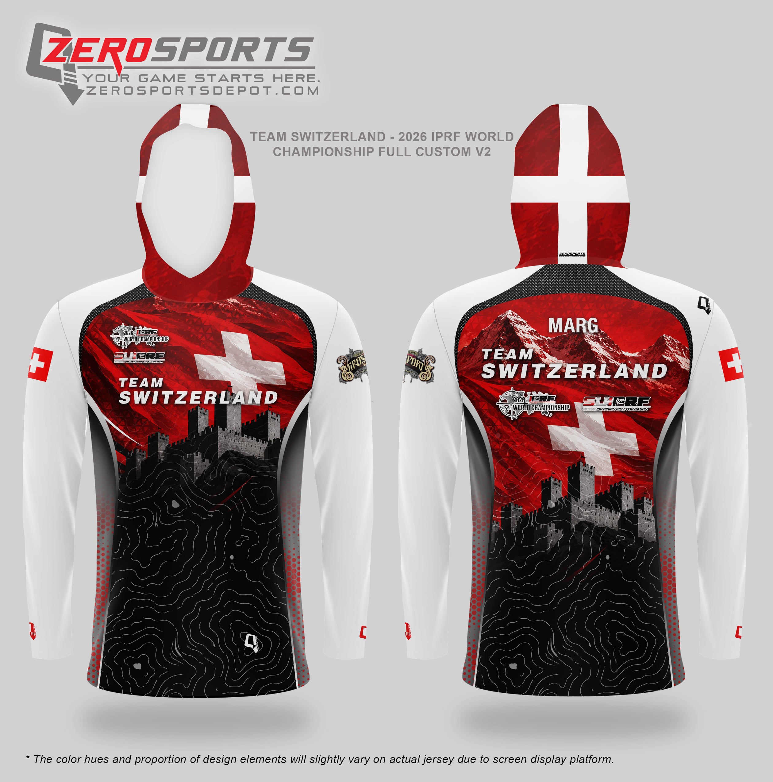 Team Switzerland - 2026 IPRF World Championship Custom Jersey