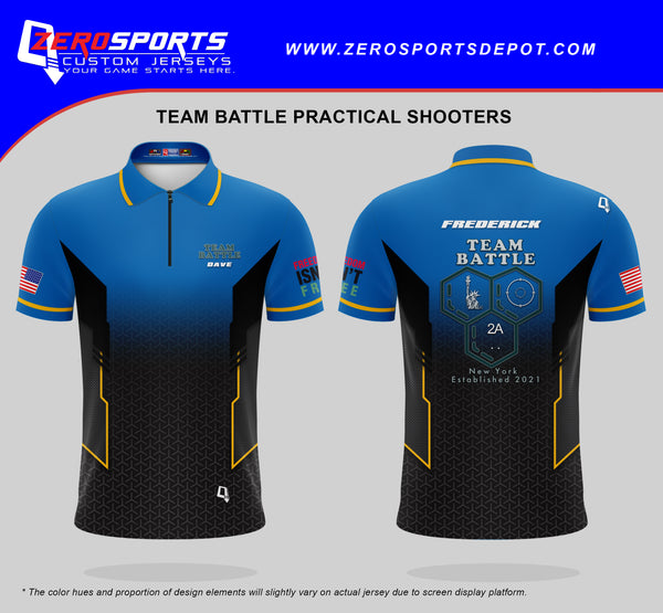 Team Battle Practical Shooters Custom Jersey