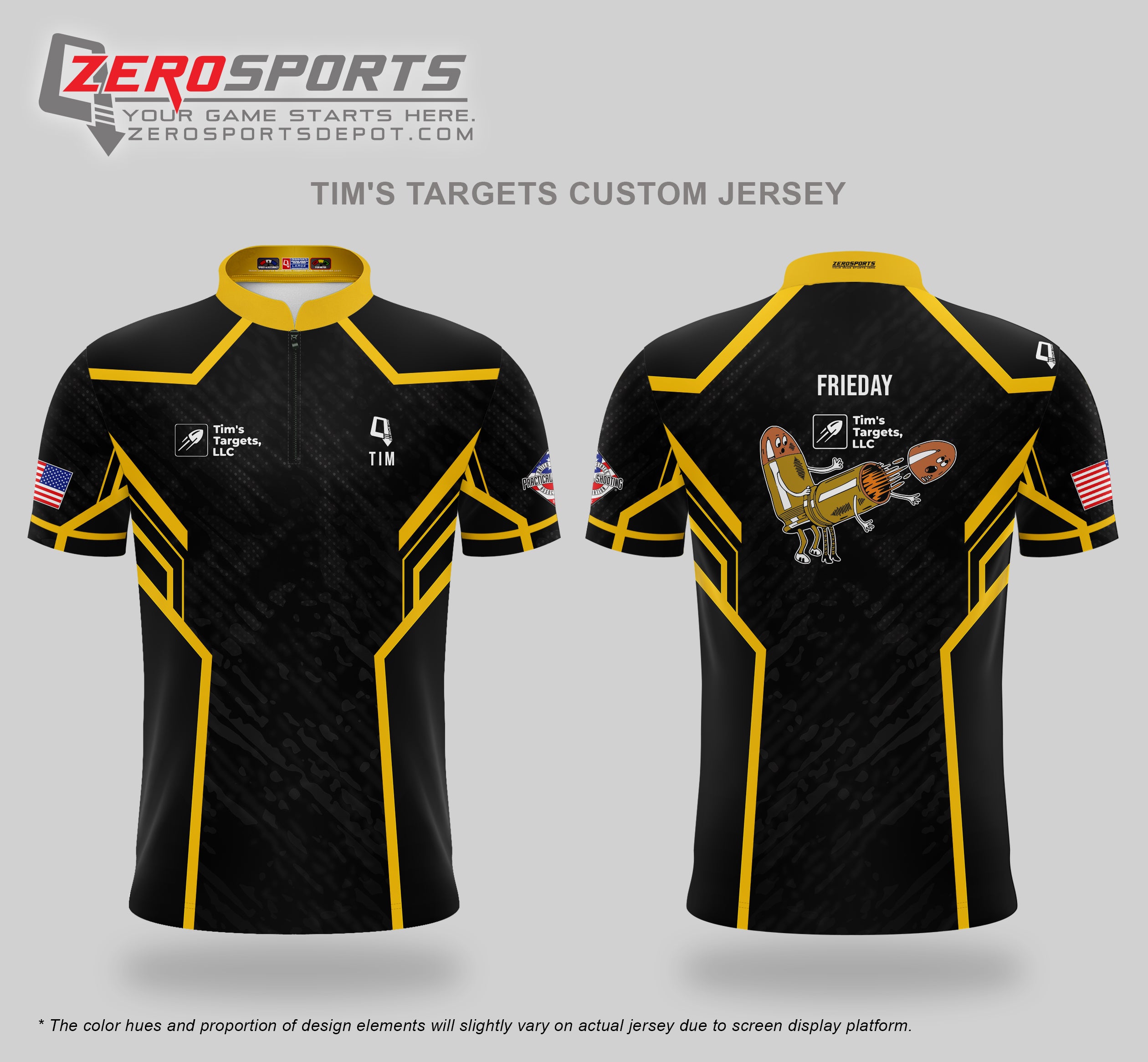 Tim's Targets Custom Jersey