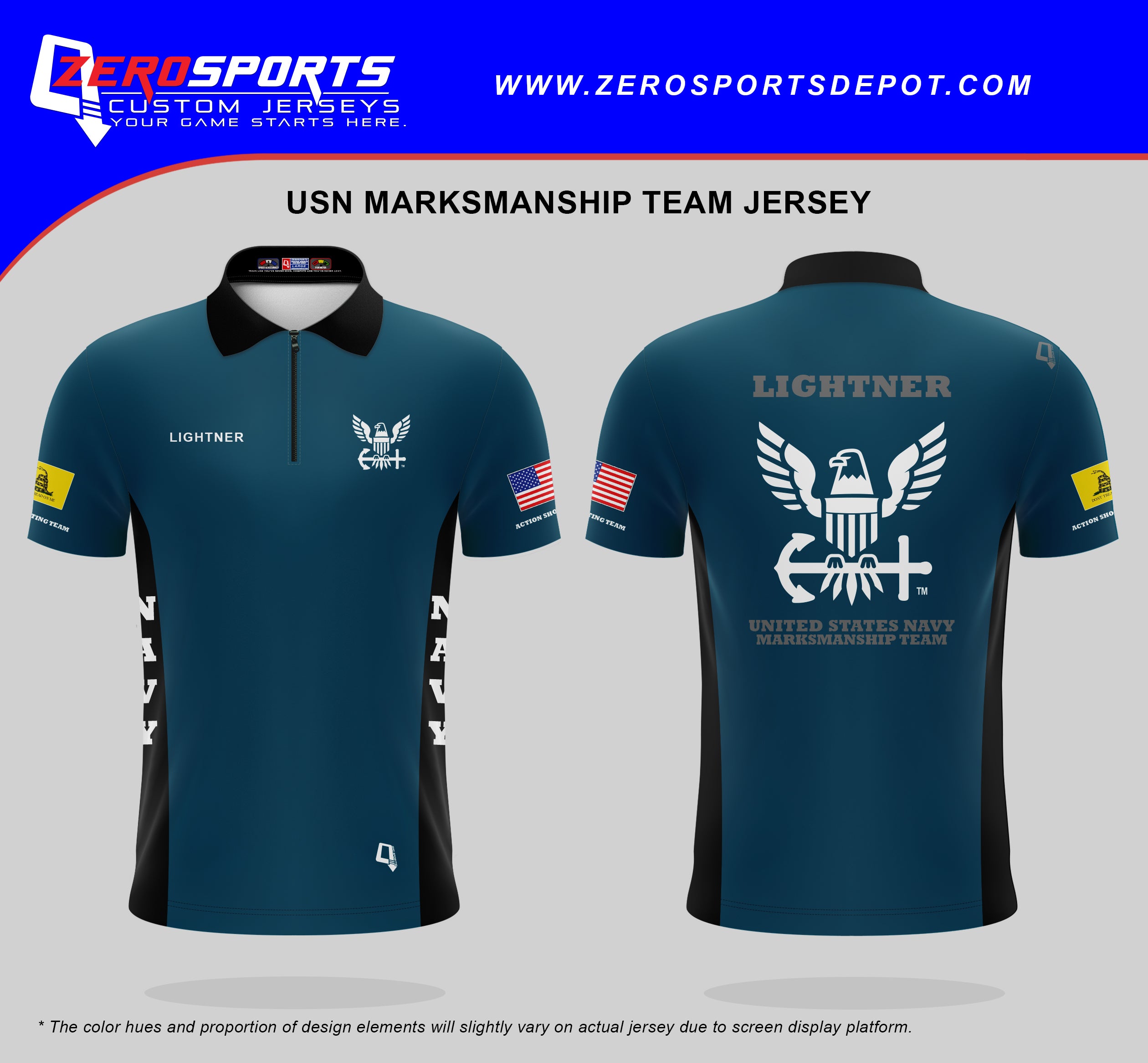 USN Marksmanship Team Jersey