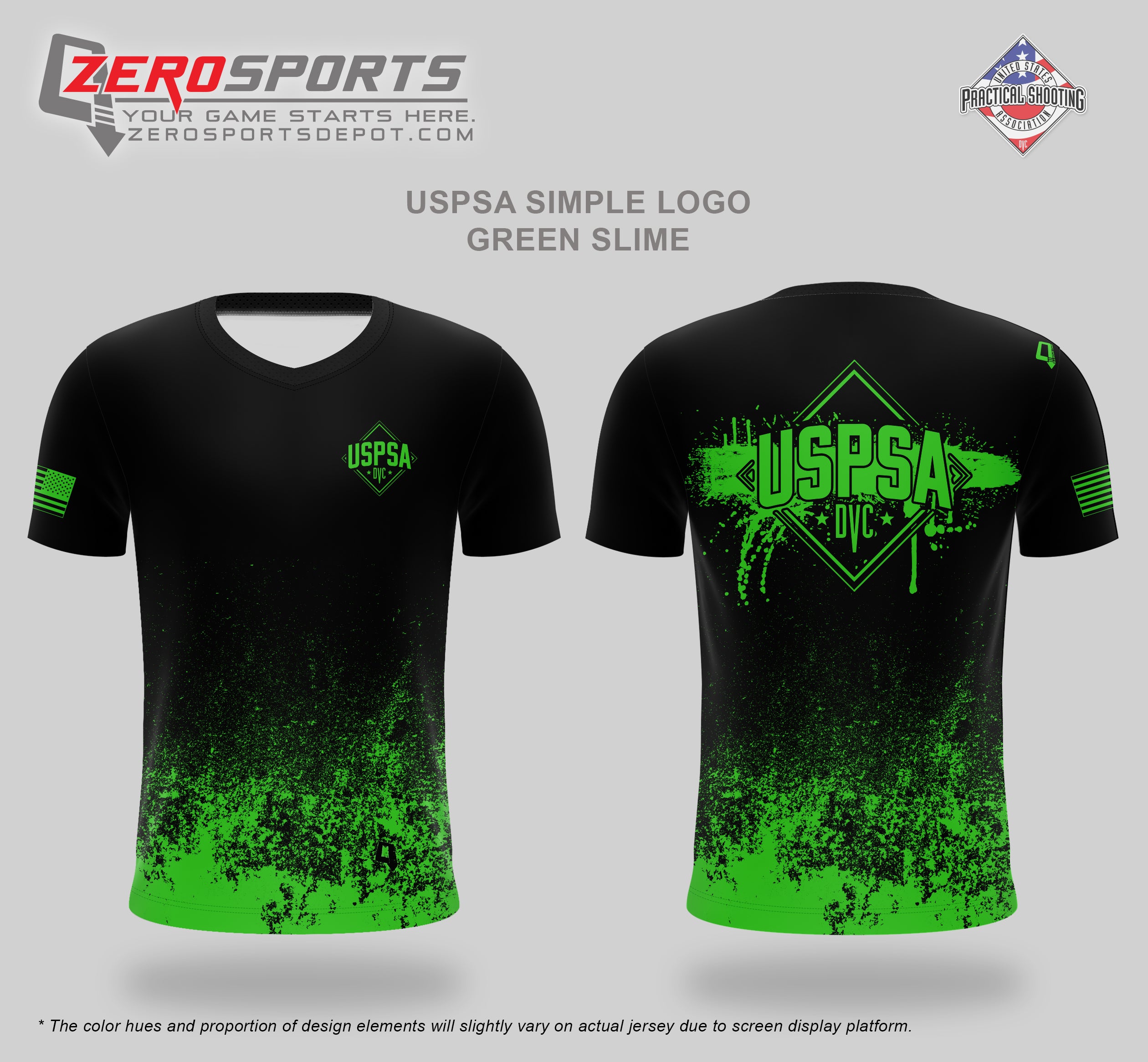 USPSA Green Monster Jersey