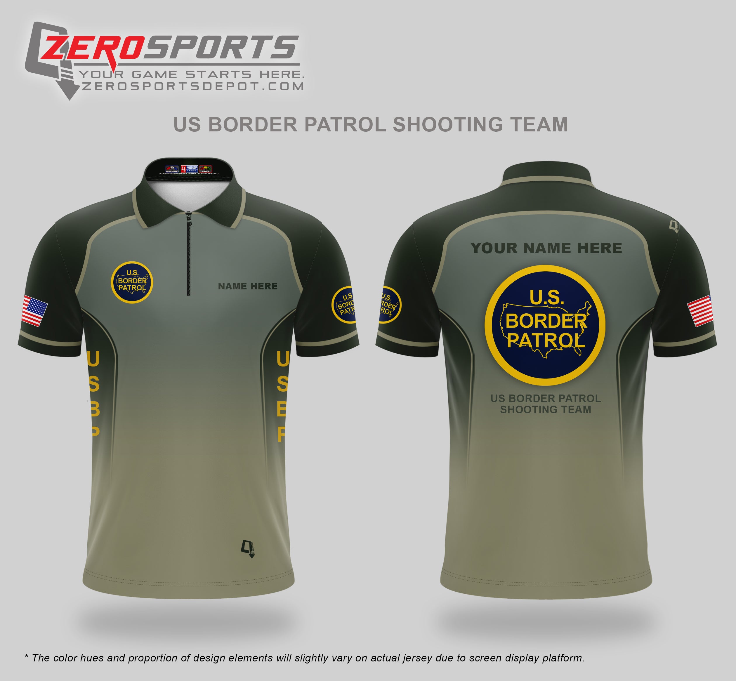 US Border Patrol Shooting Team Jersey