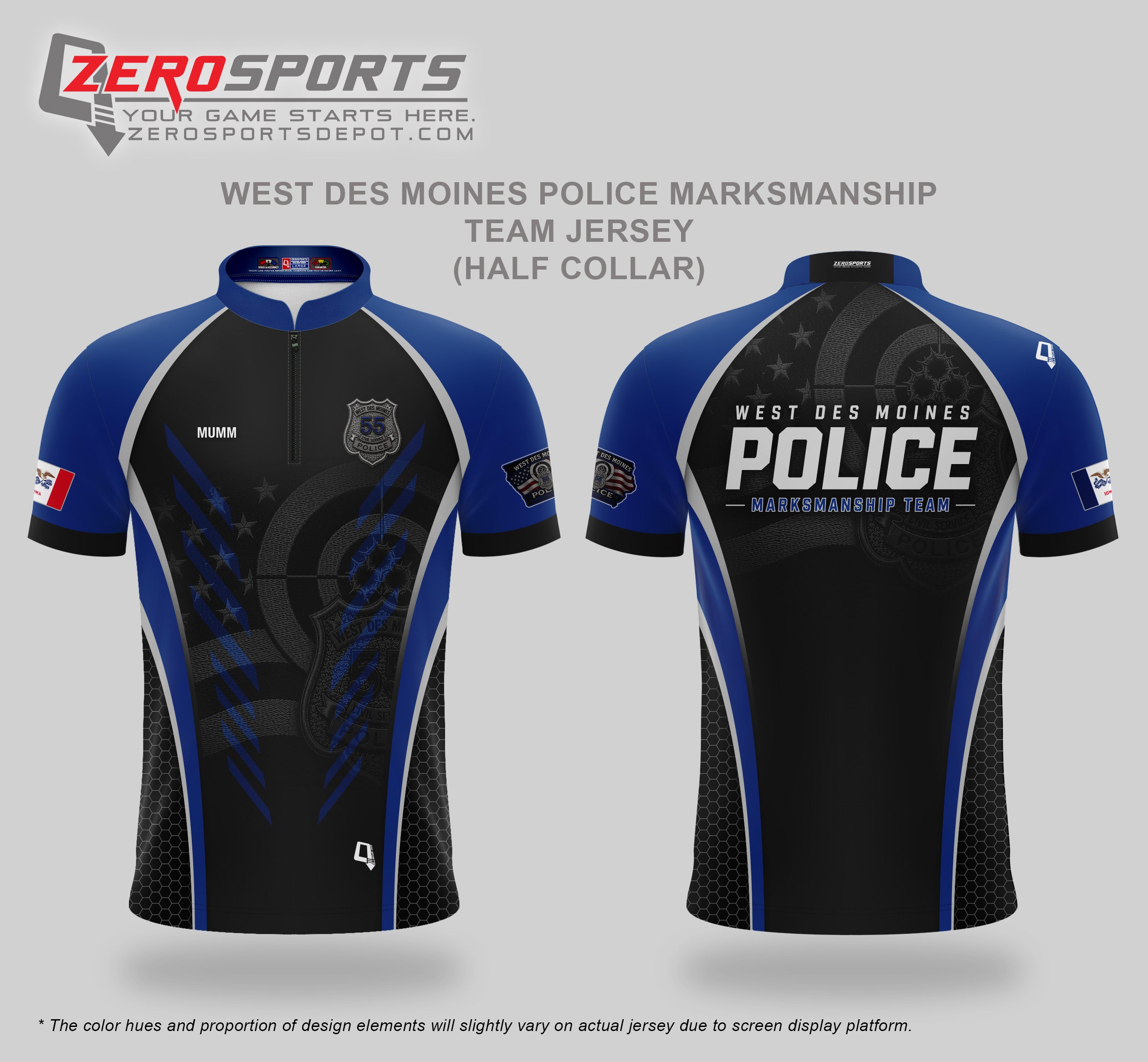 West Des Moines Police Marksmanship Team Jersey