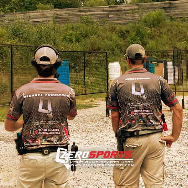 Zero Sports - We can help put your ideas into a custom jersey or you can choose from our wide selection of jersey designs used for USPSA, IDPA, Cornhole, Bowling, Skeet, Trap, Bass Fishing. We also carry Vortex, Trijicon, Glock, CZ, Walther, JP Rifle, bag