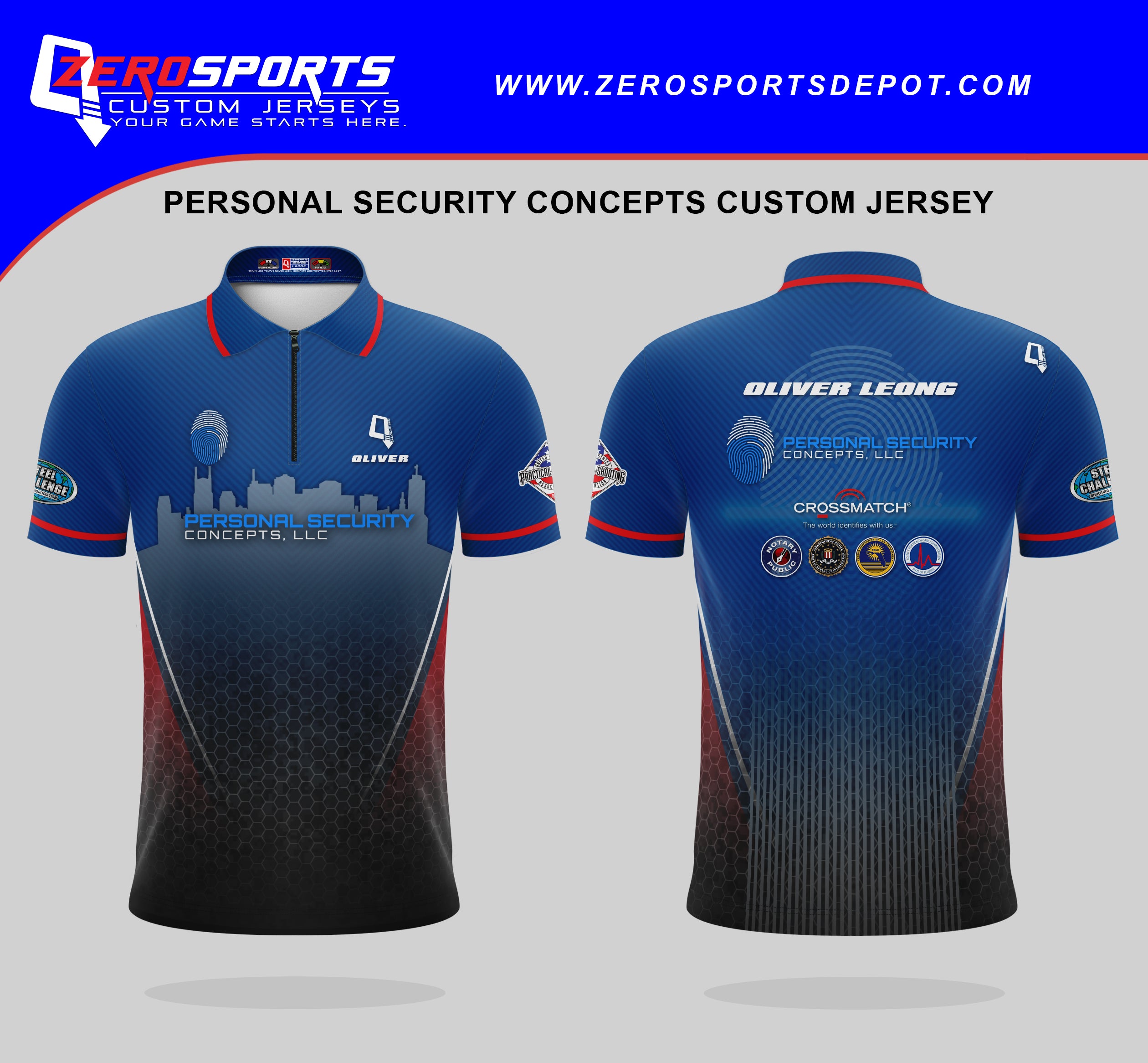 Personal Security Concepts Custom Jersey