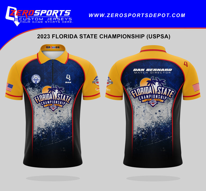 2023 Florida State USPSA Championship Match Jersey ***All orders after 12/25/2022 will be shipped directly to your address after the match.