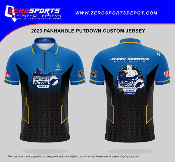 2023 Panhandle Putdown IDPA Match Jersey **All orders after 8/12/2023 will be shipped directly to your address after the match.