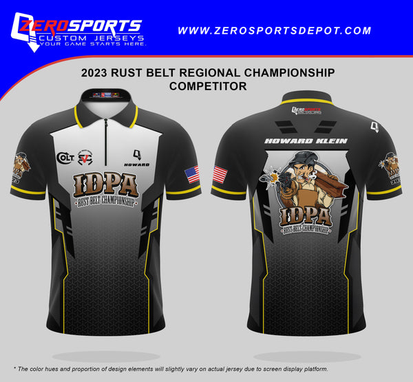 2023 Rust Belt Regional IDPA Championship Match Jersey ***All orders after 4/28/2023 will be shipped directly to your address after the match.