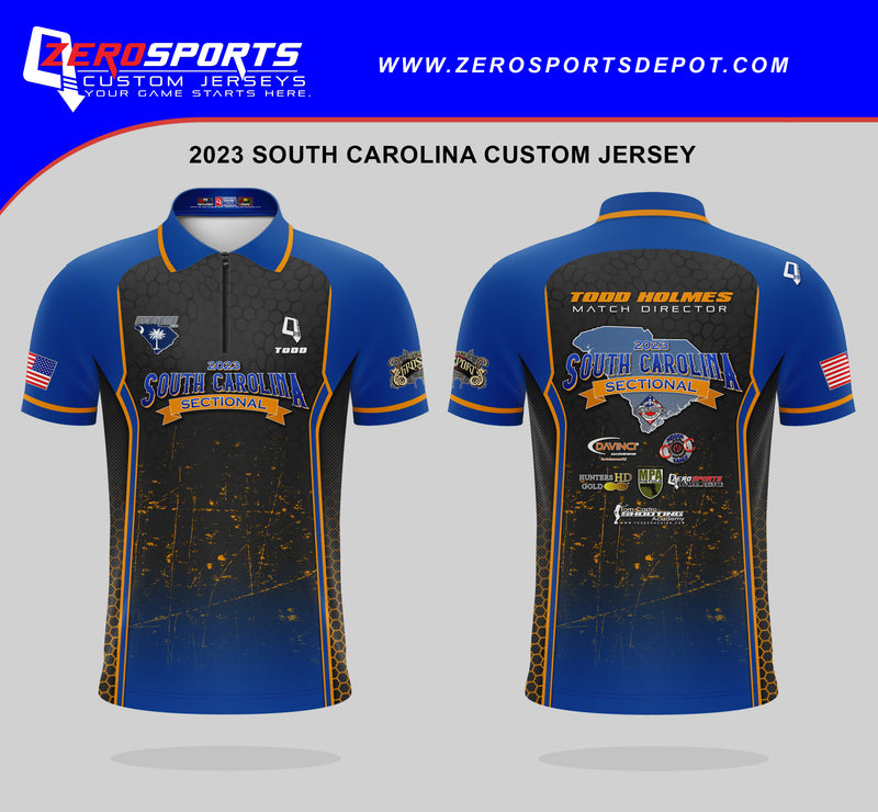 2023 South Carolina Sectional USPSA Match Jersey ***All orders after 2/14/2023 will be shipped directly to your address after the match.