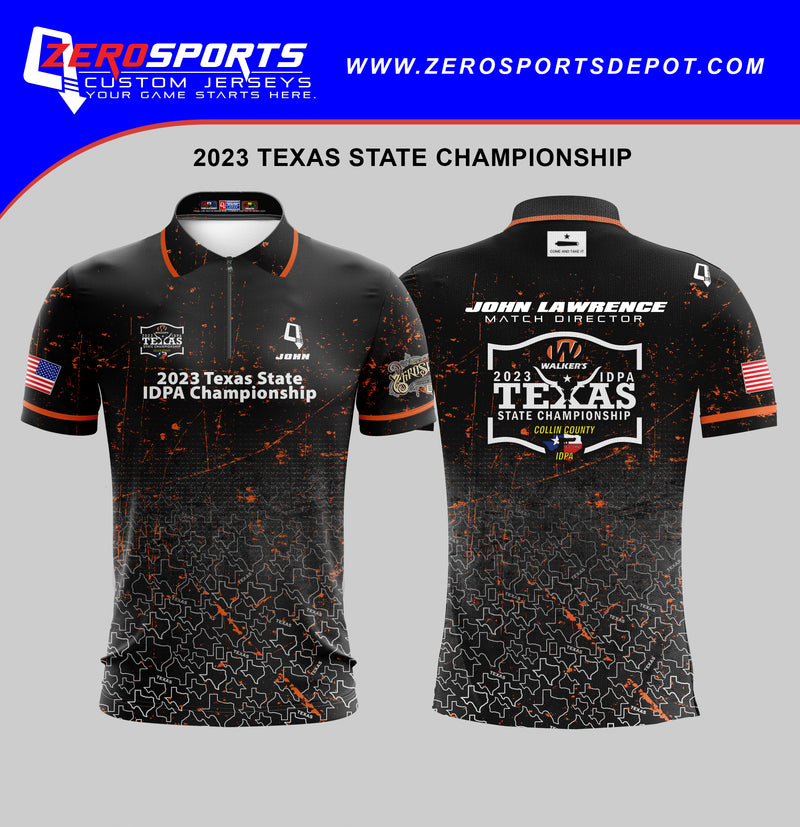2023 Texas State IDPA Championship Match Jersey  ***All orders after 4/22/2023 will be shipped directly to your address after the match.